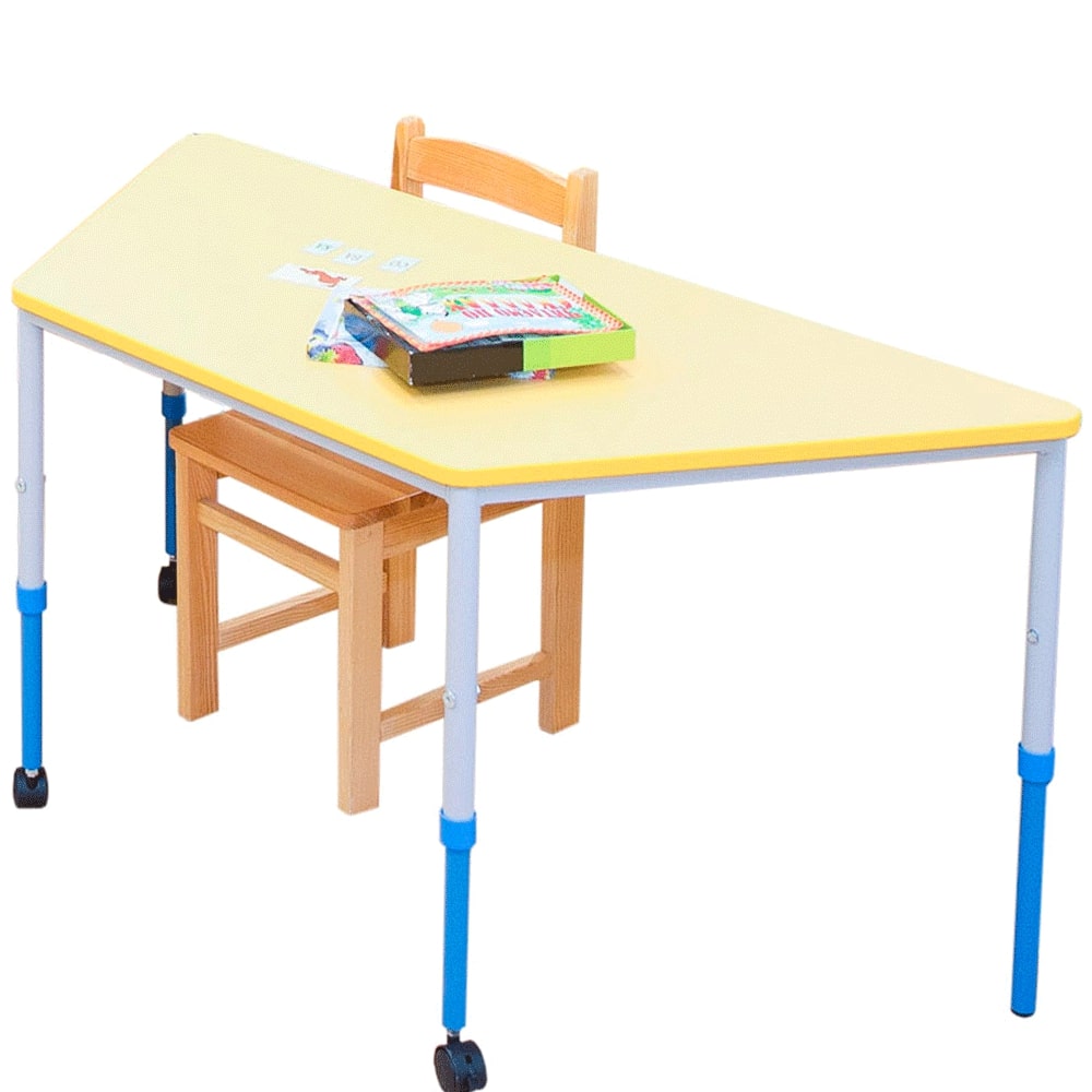 Стіл мобільний модульний “Трапеція” регульований по висоті 1155х520х580/640/700/760 мм Дроздовський